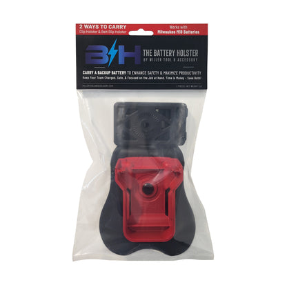 Battery Holster (Works With Milwaukee M18 Batteries)